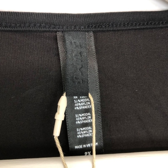 Skims Black Onyx Smooth Lounge Maxi Dress Open Back 2X - Picture 6 of 12